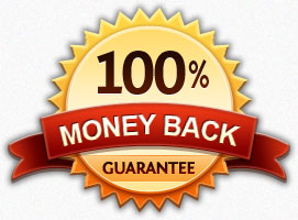 An image of a money back guarantee symbol