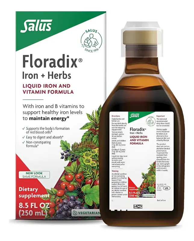 Floradix Iron + Herbs bottle
