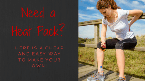 Definitely going to give this a try! Running often comes with injuries, and heat helps to alleviate some of the pain, but heat packs can be expensive. It is easy to make your own from home with items you already have!