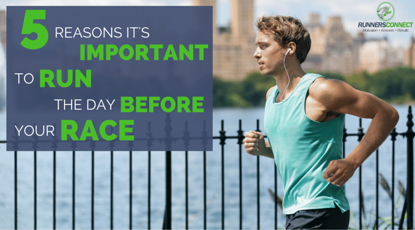 Is it bad to run the day before a race? Isn't it better to rest and save energy? You would think, but you will perform better if you DO run the day before.