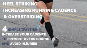 Heel striking is bad for runners right? Wrong! Overstriding is bad for runners, and here is how to increase your running cadence and stop overstriding so you can stop getting injured all the time!