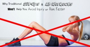Many runners strive for 6-pack abs, but sit-ups & abs do not help you run faster. This is what core means for runners, why it is important, & the most effective exercises for running.
