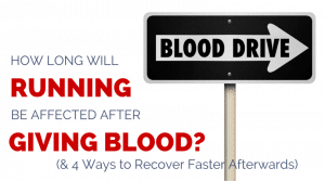 Is running after giving blood bad for us? How can we limit the affects and do a good thing without becoming anemic? Great advice here, and a realistic approach to donating blood for runners.