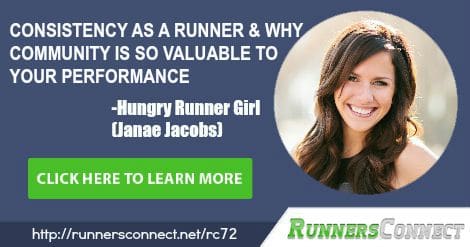 Janae Jacobs has been inspiring others to run for years through her Hungry Runner Girl blog. Listen to her story, and how you can use the running community to keep improving, even if you are training alone. Janae shares how to stay motivated for treadmill running, and how to balance parenthood and your training.