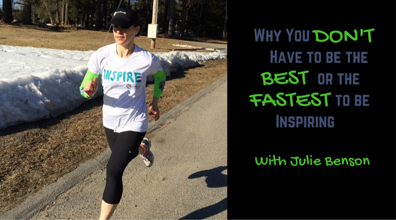Such an inspirational podcast! Must listen! Julie Benson shares her heart wrenching story of the Boston Marathon bombings (while racing for Sandy Hook children!), and how she overcame her eating disorder to find comfort in running.