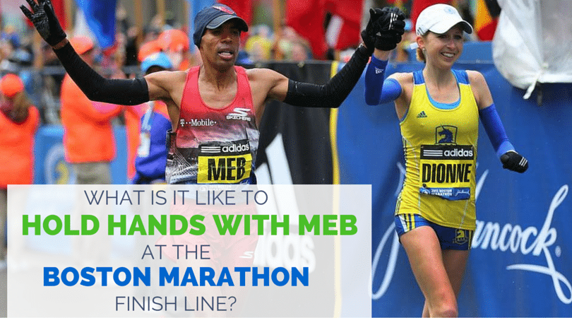 Meb Keflezighi crossing the finish line of the Boston Marathon 2015 will go down in runner history. Business executive Hilary Dionne shares her story. Dionne works 70+ hours a week as an elite runner. Some great advice on how to be creative with workouts and running.