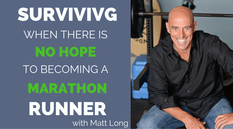 Matt Long's story is one of hope, courage, and determination. He was sucked under a bus, told he would never walk again, but against all odds, never let go of his goal of running the New York Marathon, which he did. Very inspiring, and a must listen for every runner.