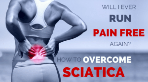 Running with sciatica is a running injury that can cause pain or numbness in your back, thigh, hamstring, calf or hip. It can make us wonder if we will ever run without pain again. Here are the causes, sciatica symptoms, and treatment options to get back to running.