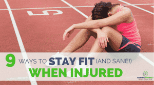 I hate being injured! How do you stay in shape and prevent weight gain when you cannot run more than a few weeks without getting hurt again? This guide helps you to stay positive and stay fit, even if you are injury prone.