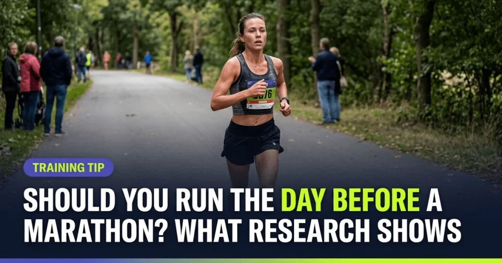 Featured image for: Should You Run the Day Before a Marathon? What Research Shows