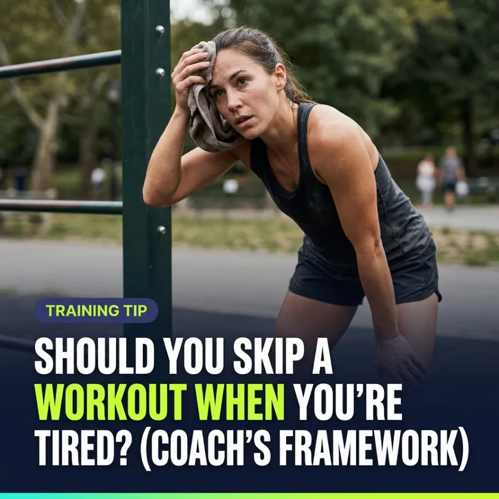 Featured image for: Should You Skip a Workout When You're Tired? (Coach's Framework)